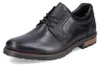 Rieker scarpa bassa da uomo in vera pelle stringata nera, Anteprima dell’immagine prodotto 4