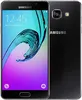 A black Samsung Galaxy A5 (2016) smartphone is shown from the front and back. Produktbild-Vorschau