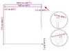 vidaXL Verdunkelungsrollo 164,4 x 175 cm, Stoffbreite 160 Produktbild-Vorschau 8