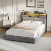 INONEFT Boxspringbett Polsterbett 140x200 mit LED und Produktbild-Vorschau 13