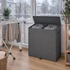 Wasmand met deksel, 160 liter – grote wasverzamelaar met 2 Productafbeelding-voorbeeld 10