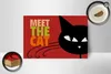 Holzschild Spruch 18x12 cm Katze Meet the cat Produktbild-Vorschau 3