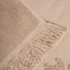 HOMLA MAREA Strandtuch beige mit Schildkrötenstickerei Produktbild-Vorschau 2