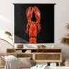 MuchoWow® Wandteppich Wandbehang Krebs - Rot - Porträt Produktbild-Vorschau 6