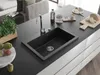 Mexen Elix Granitspüle 1-beckig 700 x 500 mm, schwarz, Produktbild-Vorschau 2