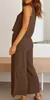 ASKSA Femme 2 pièces été Sans manches Boutons Débardeur Voir les images du produit 2