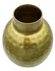Vase Gold Metall Dekovase Blumenvase modern Hammerschlag  Produktbild-Vorschau 2