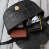 Damen Leder kleine kompakte Kupplungstasche schwarz Paolo Produktbild-Vorschau 7