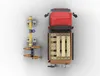 LEGO® LKW mit Ladekran, Paletten & Nummernschild – Produktbild-Vorschau 4