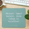 Mr. & Mrs. Panda Mousepad Spruch Bäcker Freude - Produktbild-Vorschau 2