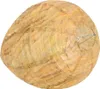 A single, round object with a textured, wood-like surface and a metal clip visible on one side. Produktbild-Vorschau