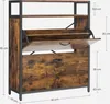 VASAGLE Schuhschrank 2 Klappen Schuhregal Schuhkipper 80 x Produktbild-Vorschau 7