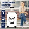 MuchoWow® Koffer Handgepäck Trolley Rollkoffer Kleine Produktbild-Vorschau 2