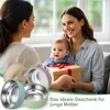 Baby Edelstahl Schüssel mit Saugnapf, abnehmbar Saugteller, Produktbild-Vorschau 6