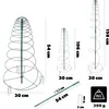 KADAX Supporto per piante 54–158 cm, spirale rampicante in Anteprima dell’immagine prodotto 2