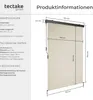 tectake® Senkrechtmarkise Eloise verschiedene Größen inkl. Produktbild-Vorschau 5