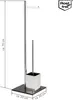 bremermann Porte-WC, garniture de WC, brosse de WC, acier Voir les images du produit 7