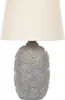 BELIANI Lampa stołowa złota ceramiczna 46 cm z abażurem w Podgląd zdjęcia produktu 1