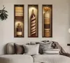 GKA 3 Stück 3D Wandtattoo Vasen A6 LED-Licht Wandregal Produktbild-Vorschau 2