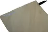 A close-up view of a wooden board with a logo and a black object partially visible. Produktbild-Vorschau