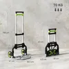 HOMCOM skládací hliníkový vozík s teleskopickou rukojetí Náhled obrázku produktu 3
