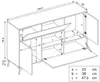 Komodee, Wohnwand Wohnzimmerset RTV Orvieto Collection, Produktbild-Vorschau 10