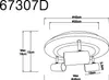 Globo Lighting plafoniera in metallo nero opaco, LED Anteprima dell’immagine prodotto 4