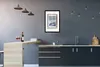 MuchoWow® Gerahmtes Poster Durchschaubar - Holz - Berge Produktbild-Vorschau 2