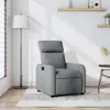 vidaXL Fauteuil relax gris clair Tissu Voir les images du produit 2