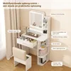 Puluomis make-uptafel met dimbare LED-verlichting, kaptafel Productafbeelding-voorbeeld 6