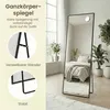 SONGMICS Ganzkörperspiegel mit Vergrößerungsspiegel, Produktbild-Vorschau 11