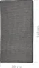 vidaXL Vonkajší koberec Flatweave 80x150 cm Grey Náhľad obrázku produktu 5