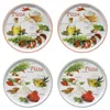 zestaw 4 talerzy do pizzy Napoli Green & Red Ø 32 cm talerz Podgląd zdjęcia produktu 1