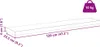 vidaXL Wall Regal 4 pcs Rot 120 x 23.5 x 4 cm Holzwerkstoff Voir les images du produit 8
