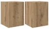 vidaXL TV-Wandschrank 2 stk. Kunsthandwerk Eiche Produktbild-Vorschau 1