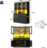 Armadio da cucina Sweiko (140×40×175 cm), mobile alto da Anteprima dell’immagine prodotto 15