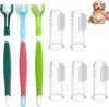 8 Stück Hund Zahnbürste,Hundezahnbürste Finger,Haustier Produktbild-Vorschau 1
