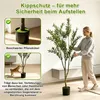 Sztuczna oliwa, wysokość 120 cm, 2 gałęzie i 504 liście, Podgląd zdjęcia produktu 4