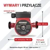 AVANSA 25-4/180 Pompa obiegowa CO 230 V – DN25 1½", 180 mm, Podgląd zdjęcia produktu 4