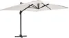 Parasol déporté inclinable et rotatif 4x3m en aluminium Voir les images du produit 1