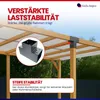 GeZu Impex Pfostenecke 3 Balken T-Model 121 x 121 mm Produktbild-Vorschau 6