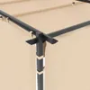 Gazebo con Tende 3x3 m Crema in Acciaio Anteprima dell’immagine prodotto 5