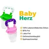 Baby Fruchtsauger 2er Set – BPA-freier Silikon Schnuller & Produktbild-Vorschau 2