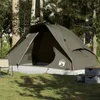 vidaXL Tenda familiare a cupola 6 persone Marrone Anteprima dell’immagine prodotto 2