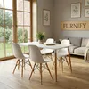 Stôl FURNIFY® ISLA 120 × 60 cm | Skandinávsky jedálenský Náhľad obrázku produktu 4