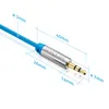 Sentivus Premium Audio Klinken Kabel - 2,00m - blau - 3.5mm Produktbild-Vorschau 6