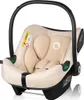 A beige and black baby car seat with a black handle, shown from a front-diagonal angle on a white background. Produktbild-Vorschau