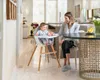 WEBABY - Chaise haute évolutive pour repas bébé Blanc et Voir les images du produit 2