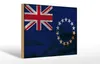 Holzschild Flagge Cookinseln 30x20cm Cook Islands Rost Produktbild-Vorschau 1
