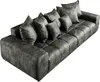 riess-ambiente Big Sofa ELEGANCIA 285cm moosgrün Microfaser Produktbild-Vorschau 12